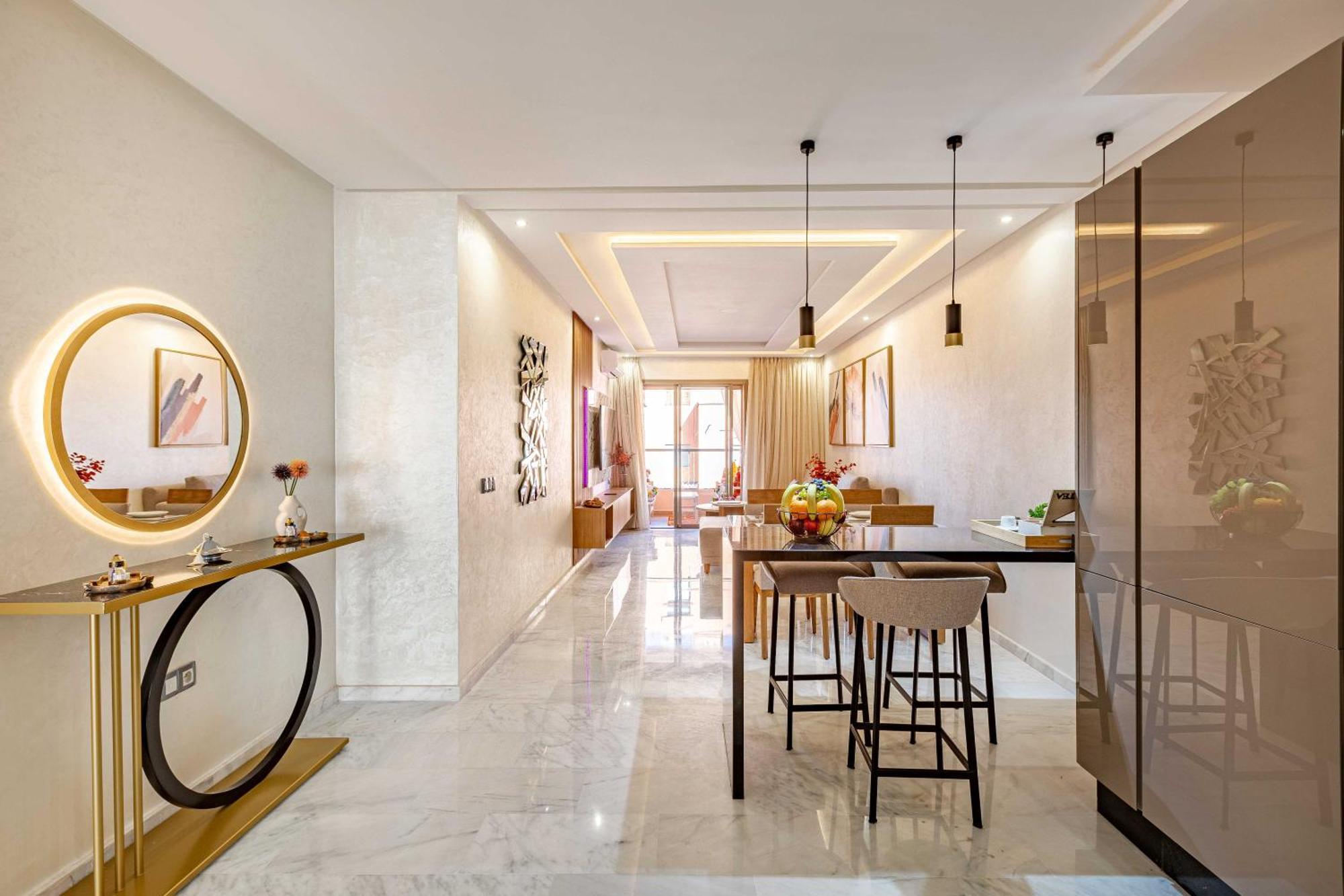 Magnifique Appartement Unique Et Central! Marrakesh Exteriör bild
