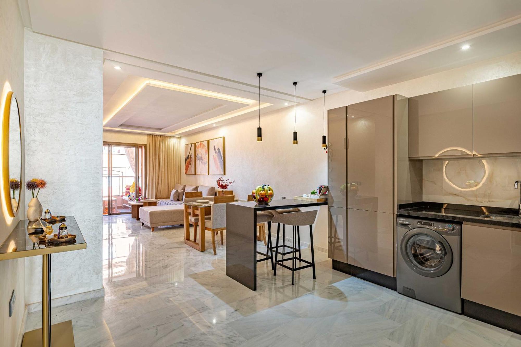Magnifique Appartement Unique Et Central! Marrakesh Exteriör bild