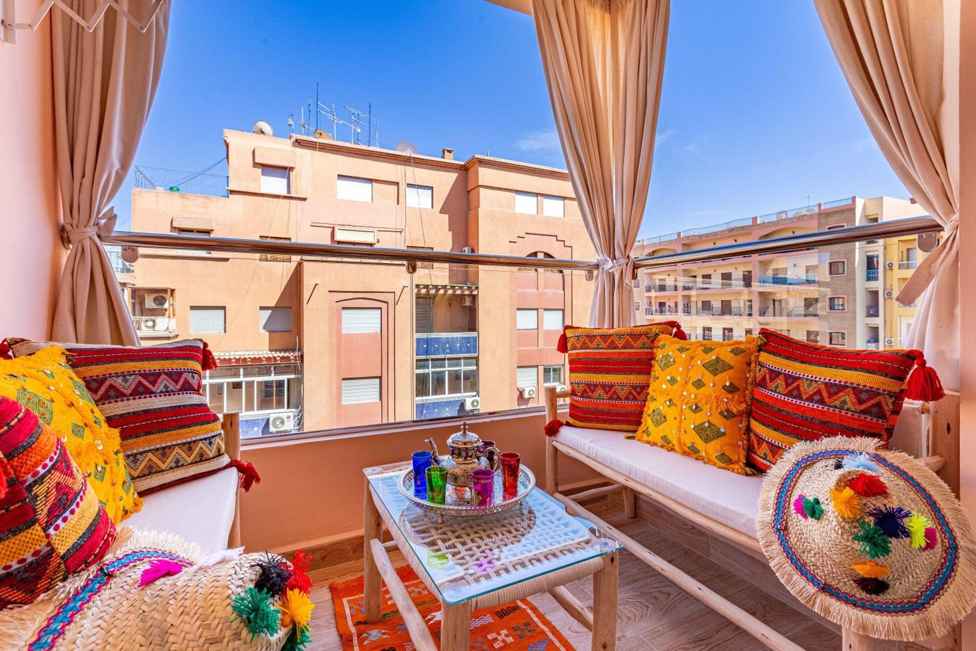 Magnifique Appartement Unique Et Central! Marrakesh Exteriör bild