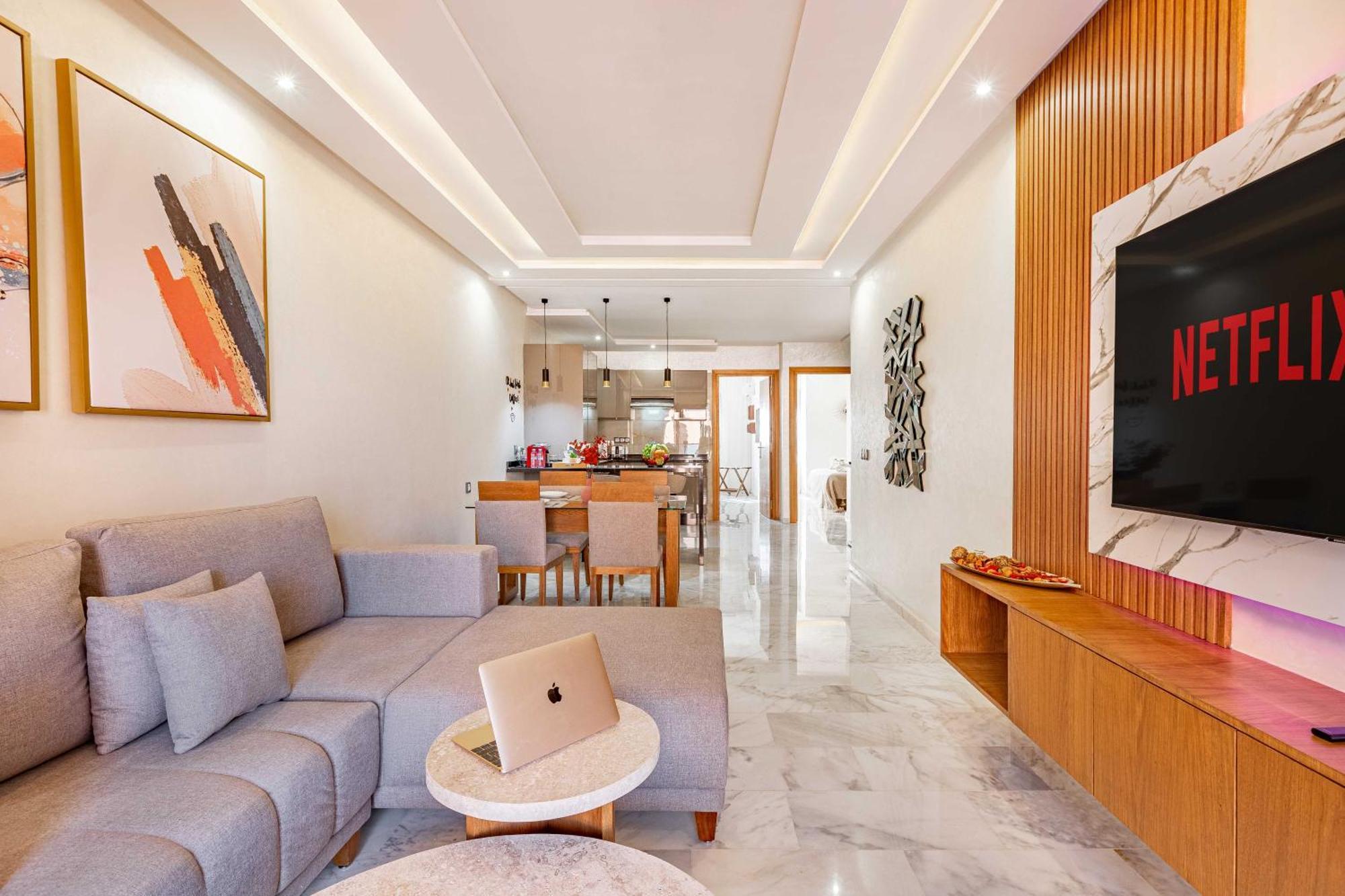 Magnifique Appartement Unique Et Central! Marrakesh Exteriör bild