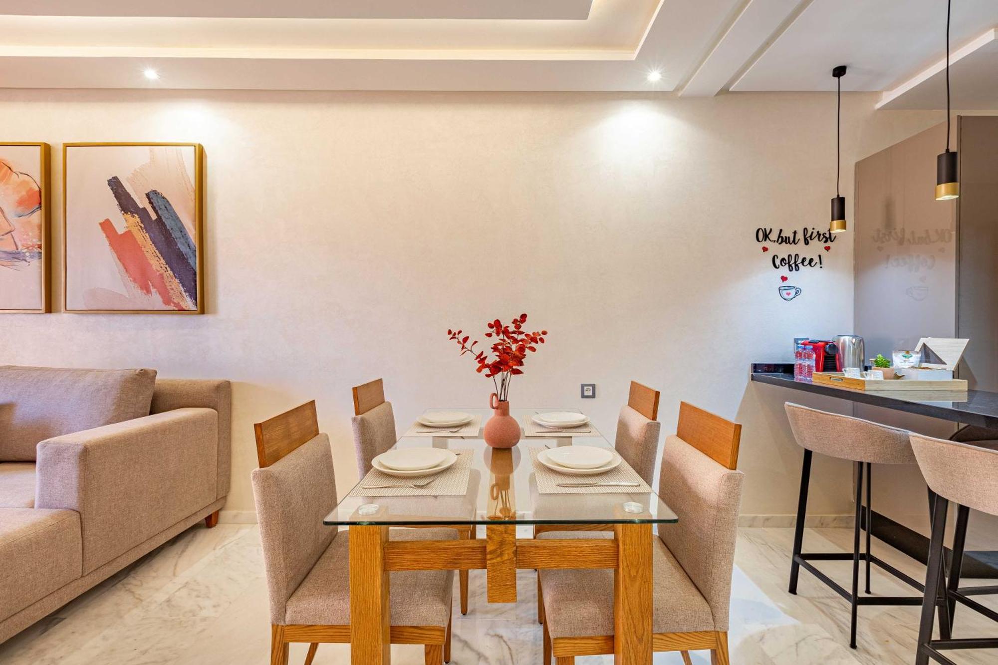 Magnifique Appartement Unique Et Central! Marrakesh Exteriör bild